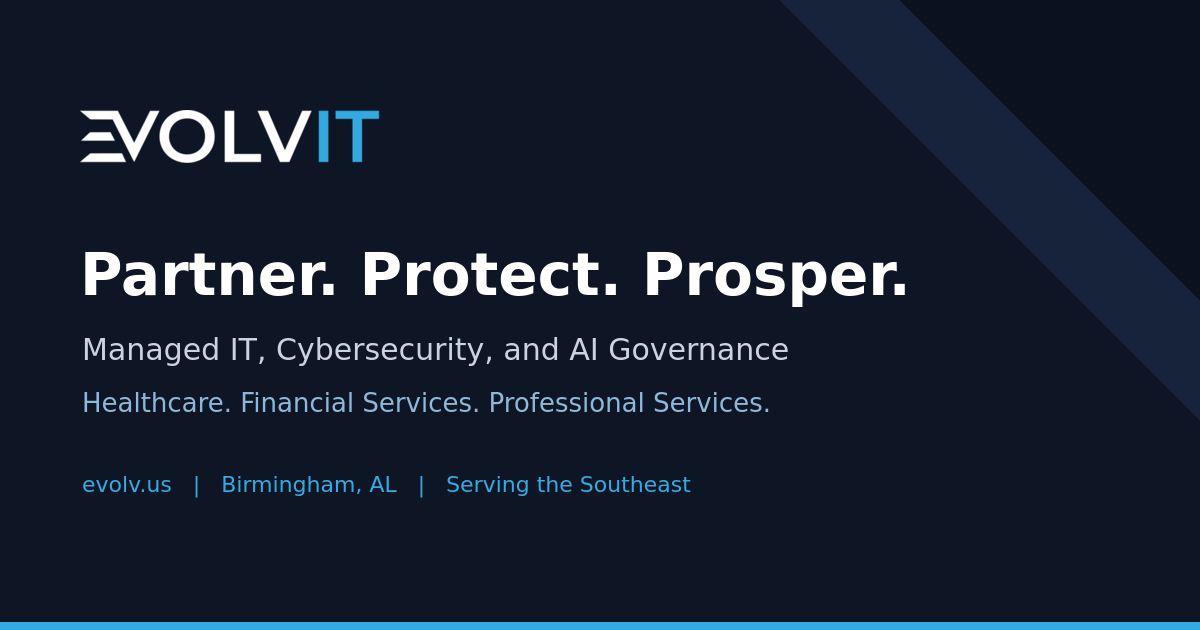 Managed IT, Cybersecurity & AI Governance for the Southeast | Evolv IT