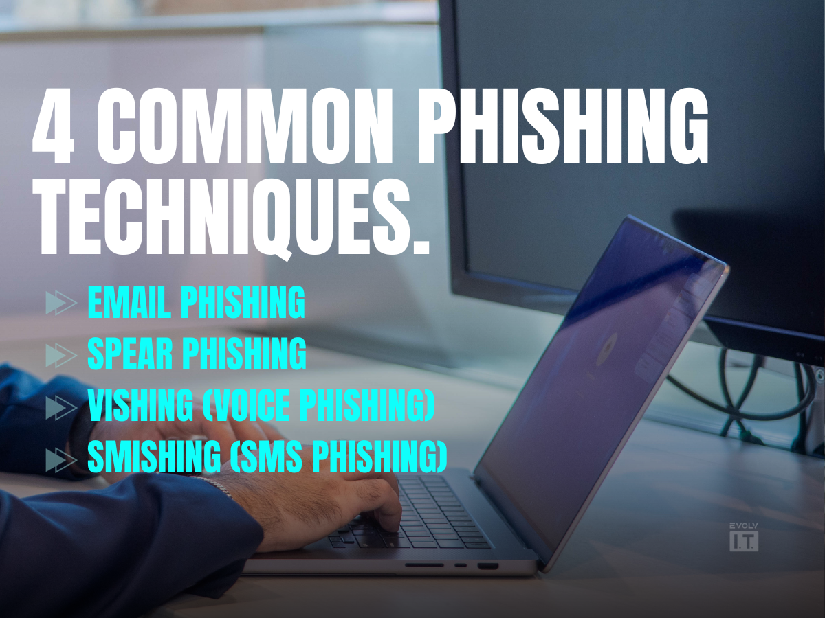 What are the most common phishing techniques? Evolv I.T. shares how to stop hackers.